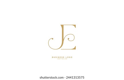 JEE, EJ, J, E, Abstract Letters Logo Monogram