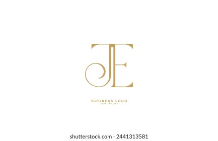 JEE, EJ, J, E, Abstract Letters Logo Monograma