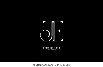 JEE, EJ, J, E, Abstract Letters Logo Monogram