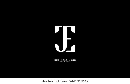 JEE, EJ, J, E, Abstract Letters Logo Monogram