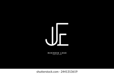 JEE, EJ, J, E, Abstract Letters Logo Monogram