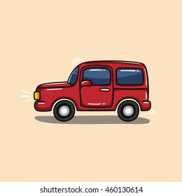 Jeep car illustration vector