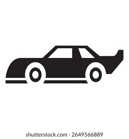 Jeep car vector image icon design, design background is kept white.
