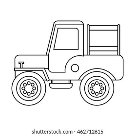 jeep colombian coffee car vector illustration design