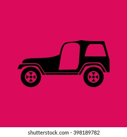Jeep Icon. Eps-10.