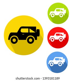 jeep icon symbol design vector