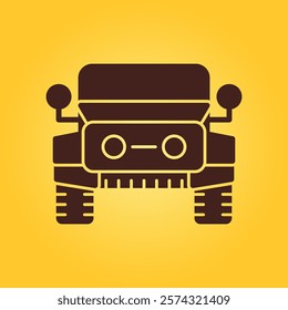 Jeep trendy creative beautiful abstract vector illustration colorful useful design.eps