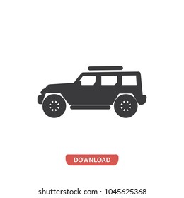 Jeep vector icon