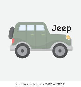 Jeep Vector Illustration for Off-Road Adventures