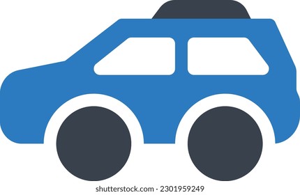 ilustración vectorial jeep en un fondo transparente.Símbolos de calidad premium.Iconos vectoriales glifos para el concepto y el diseño gráfico.