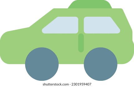 jeep vector illustration on a transparent background.Premium quality symbols.Line color vector icons for concept and graphic design.