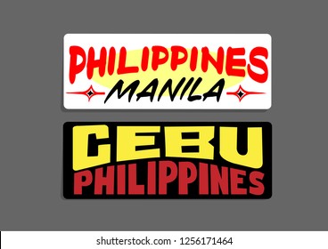 Jeepney signboard Philippines Manila Cebu