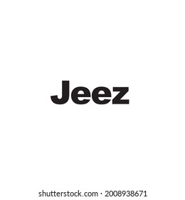 Jeez logo or wordmark design