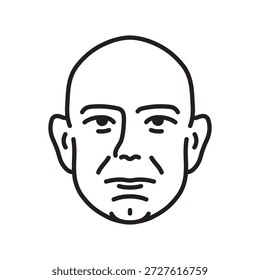 Jeff Bezos. Businessman. Vector portrait