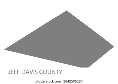 Jeff Davis County Map, Texas, USA