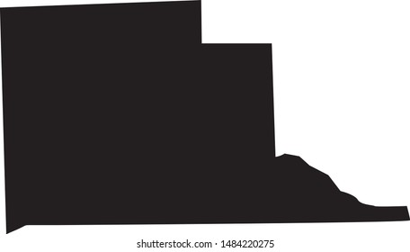 Jefferson  county map in state of Idaho