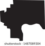 Jefferson County Map in state of indiana united states