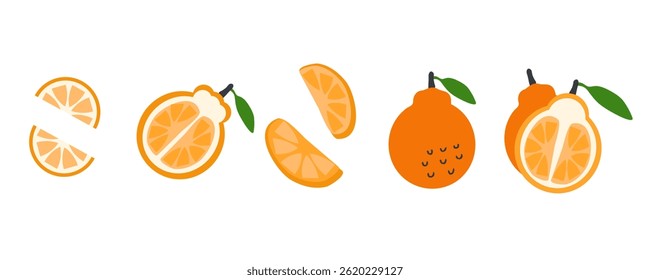 Coleção de vetor de salmão laranja da ilha de Jeju. Perfeito para adesivos, cartaz, etiqueta, venda, cartão. Ilustração desenhada à mão isolada sobre um fundo branco.


