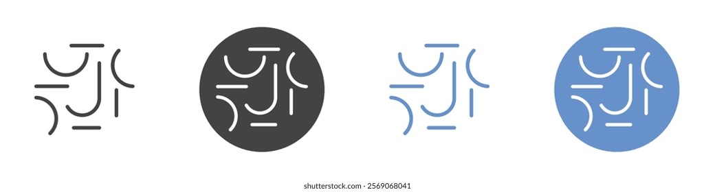 Jelbi icon vector symbol outline sign