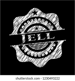Jell with chalkboard texture