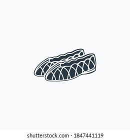 Jellies Shoes Icon Isolated On Clean Background. Jellies Shoes Icon Concept Drawing Icon In Modern Style. Vector Illustration For Your Web Mobile Logo App UI Design.