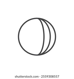 Jelly ball icon Logo symbol outline set