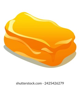 Jelly bean of colorful set. This sweet jelly illustration captures the imagination, making it a delightful addition to any collection against a white backdrop. Vector illustration.