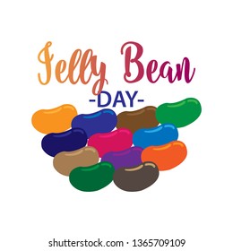 Jelly Bean Day  - vector illustration