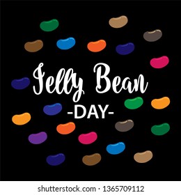 Jelly Bean Day  - Vector Illustration