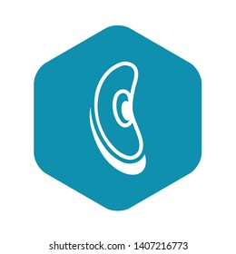 Jelly bean icon. Simple illustration of jelly bean vector icon for web design isolated on white background