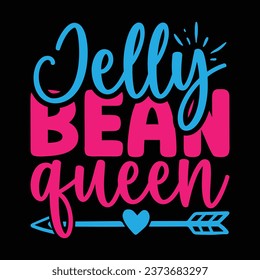 Reina de frijol Jelly - Diseño de Pascua