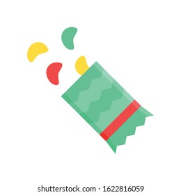 jelly bean related sweet and candy vectors in flat design,