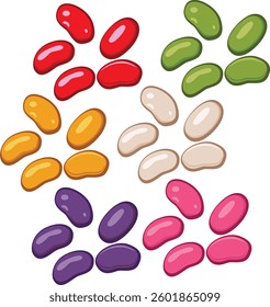 jelly beans, Jelly bean Gummy .
