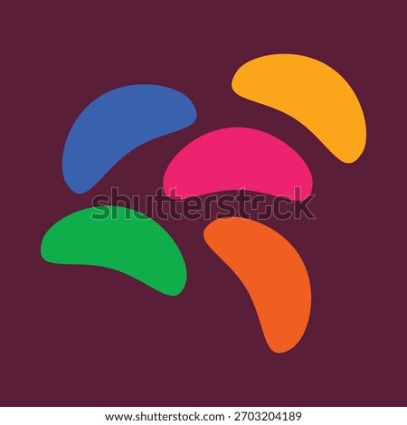 Jelly beans smart trendy vector good amazing design useful Illustration colorful background.eps