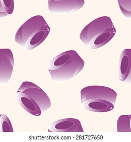 jelly dessert , cartoon seamless pattern background