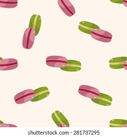 jelly dessert , cartoon seamless pattern background