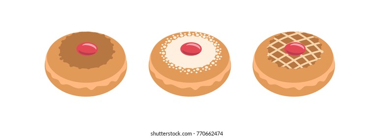 Jelly donuts for Hanukkah.