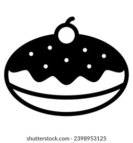 Jelly Doughnut Illustration Icons For web, app, infographic, etc