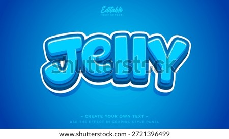 Jelly editable text effect, Jelly text effect