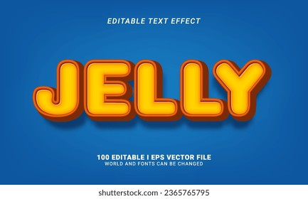 Jelly Editable Text Effect graphic style