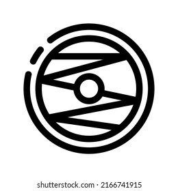 jelly filled doughnut icon or logo isolated sign symbol vector illustration - high quality black style vector icons
