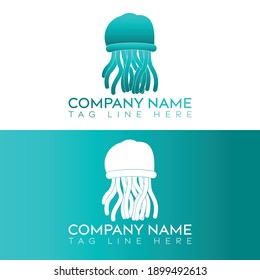 Jelly fish icon, logo, vector, element.