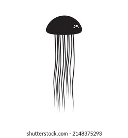 Jelly fish icon template vector design