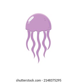 Jelly fish icon template vector design