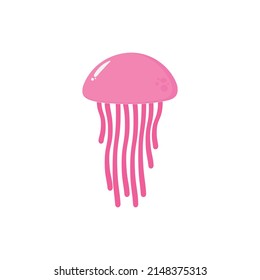 Jelly fish icon template vector design