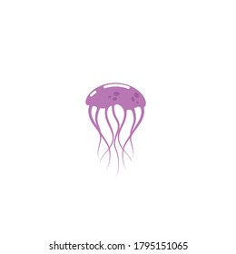 jelly fish icon vector illustration design template