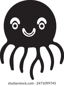 jelly fish illustration vector silhouette