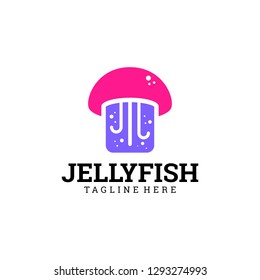 Jelly Fish Logo Design Template