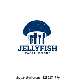 Jelly Fish Logo Design Template