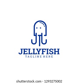 Jelly Fish Logo Design Template
